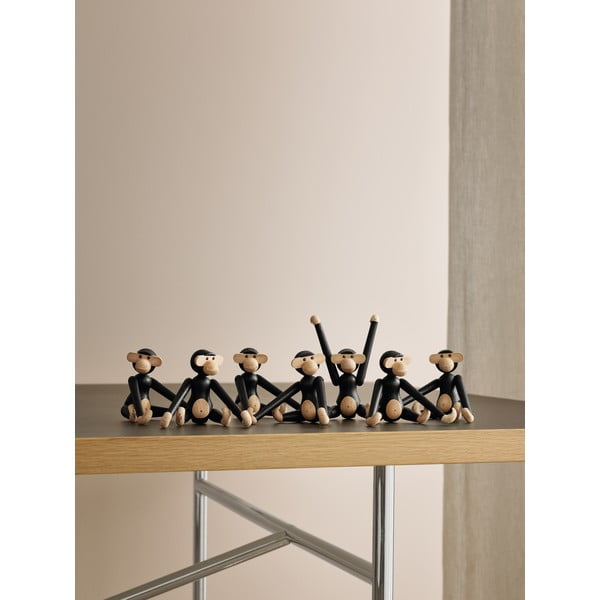 Statuetta in legno di quercia Monkey - Kay Bojesen Denmark-image-4