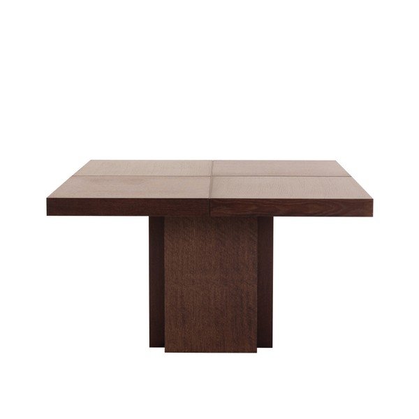 Tavolo da pranzo marrone scuro , 130 x 130 cm Dusk - TemaHome