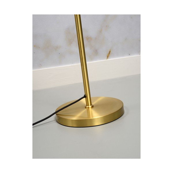 Lampada da terra con paralume in metallo color oro (altezza 153 cm) Lyon - it's about RoMi-image-4