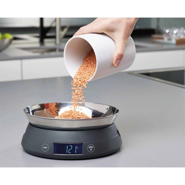 Bilancia digitale da cucina grigia Switch - Joseph Joseph-image-1