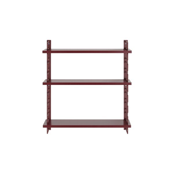 Mensola rossa in metallo con ripiani multipli 54 cm Iseo – Ellos Home-image-2