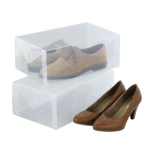 Set di 2 scatole porta scarpe - Wenko