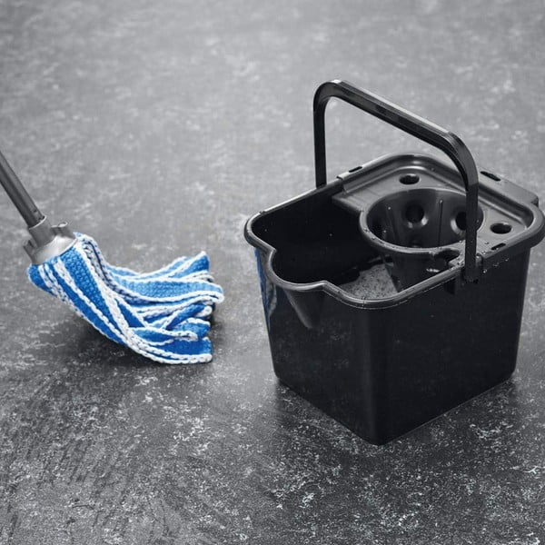 Secchio per mop grigio in plastica riciclata Range, 12 l Eco - Addis-image-1