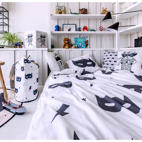 Biancheria da letto Fox Hero in cotone sateen, 100 x 130 cm - Butter Kings-image-1