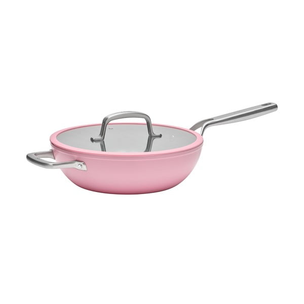 Padella wok con coperchio/con superficie in ceramica ø 28 cm Meda 3.0 – FABINI