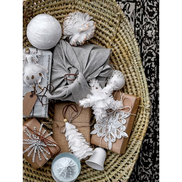 Decorazione bianca da appendere Jaslyn - Bloomingville-image-2