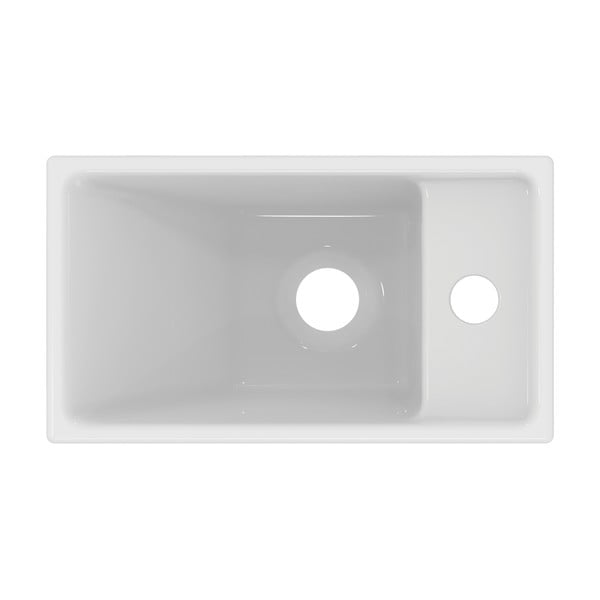 Lavabo bianco in ceramica 37x21 cm i.Life S - Ideal Standard-image-3