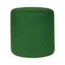 Poggiapiedi verde con rivestimento in lana Folk – noo.ma