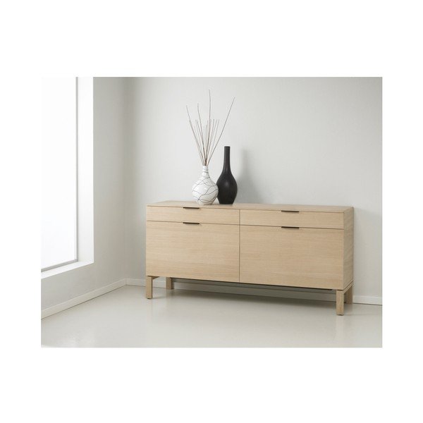 Cassettiera Soho in rovere, larghezza 180 cm - Canett-image-2