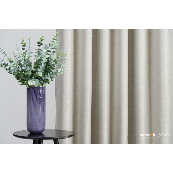 Tenda beige 140x260 cm Teorema - Mendola Fabrics-image-3