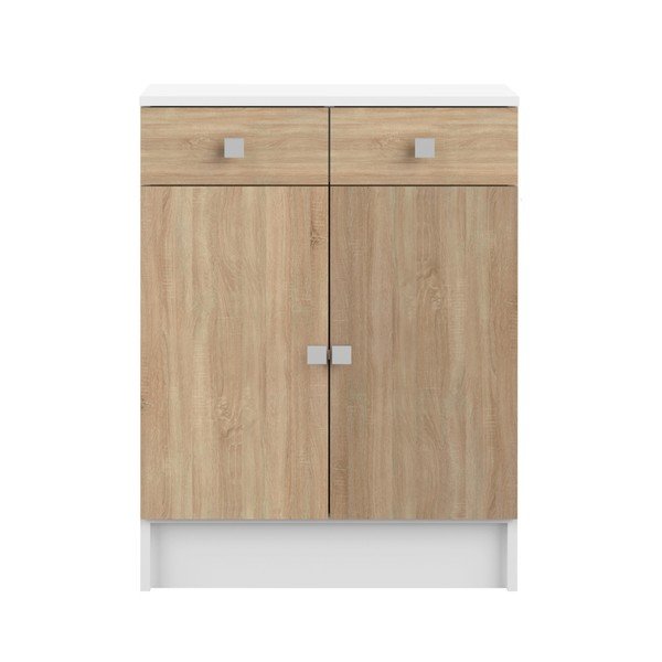 Mobile da bagno in legno di quercia Combi - TemaHome