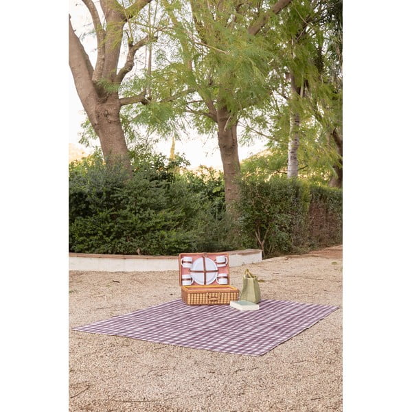 Coperta da picnic Vichy, 130 x 170 cm Malva Vichy - Really Nice Things-image-1