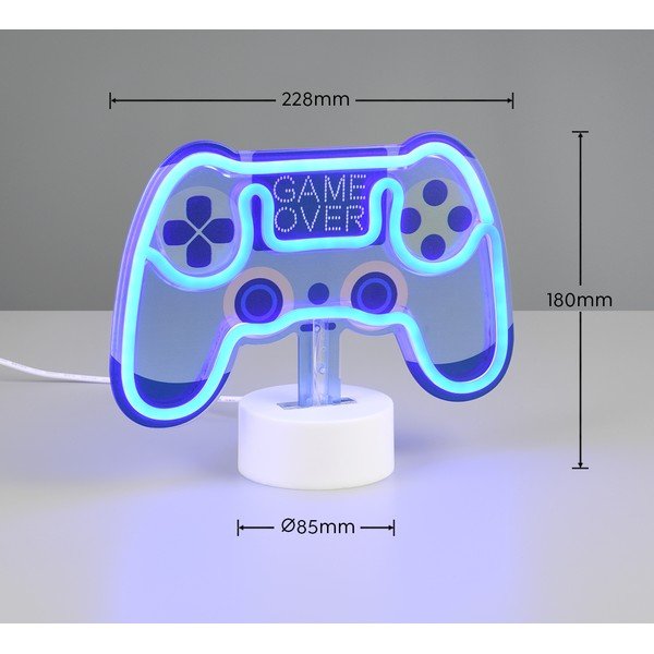 Lampada da tavolo per bambini blu Control – Reality-image-4