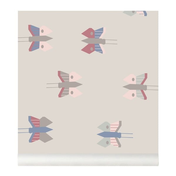 Carta da parati per la camera dei bambini Art For Kids , 48 x 1000 cm Vintage - Art for Kids-image-2