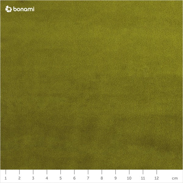 Divano angolare in velluto verde con gambe nere, angolo sinistro Lento - Kooko Home-image-1