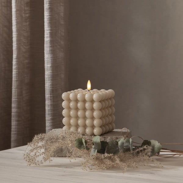 Candela a LED (altezza 12,5 cm) Flamme Dot - Star Trading-image-1