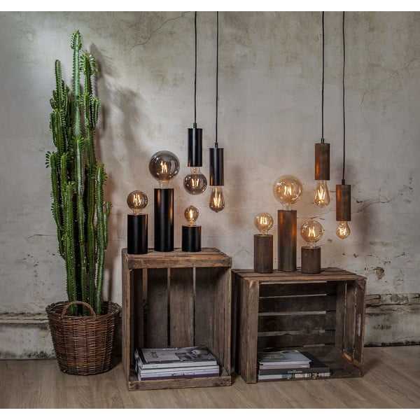 Lampadina a filamento LED calda E27, 1 W Plain Amber - Star Trading-image-1