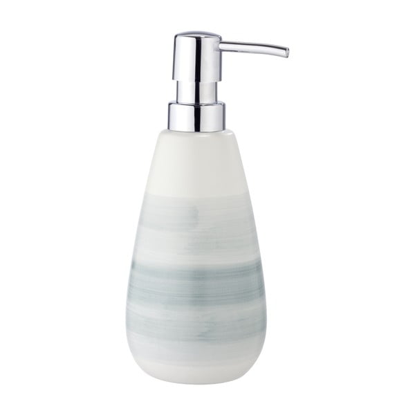 Dispenser di sapone in ceramica bianca 0,42 l Burgio - Wenko-image-3