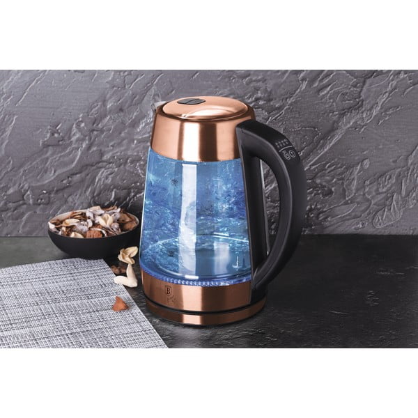 Bollitore 1,7 l Rosegold Metallic Line - BerlingerHaus-image-3