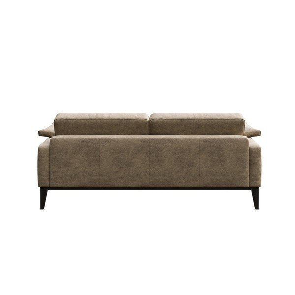 Divano Musso in similpelle beige, 173 cm - MESONICA-image-3