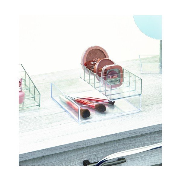 Organizzatore trasparente impilabile Clarity, 20 x 20 cm - iDesign-image-1