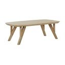 Tavolino da salotto di colore naturale in mango massiccio 65x120 cm Quenza – Light & Living