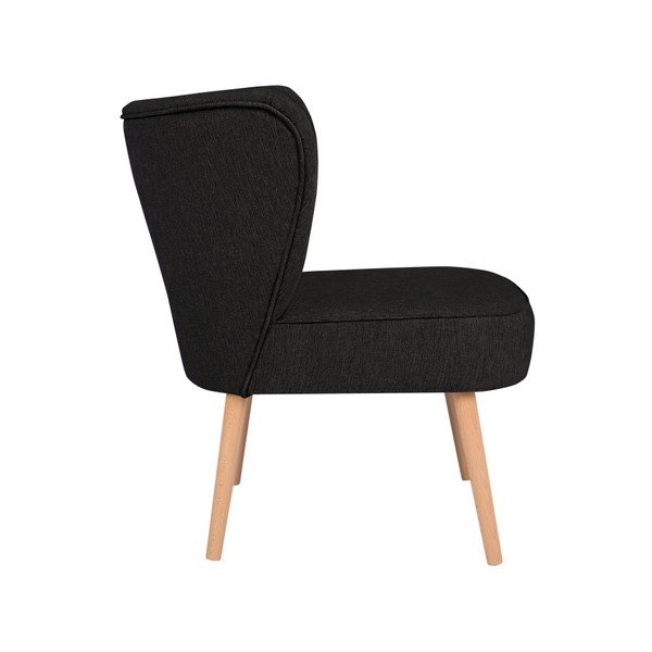 Černé křeslo Cosmopolitan design Matteo-image-4