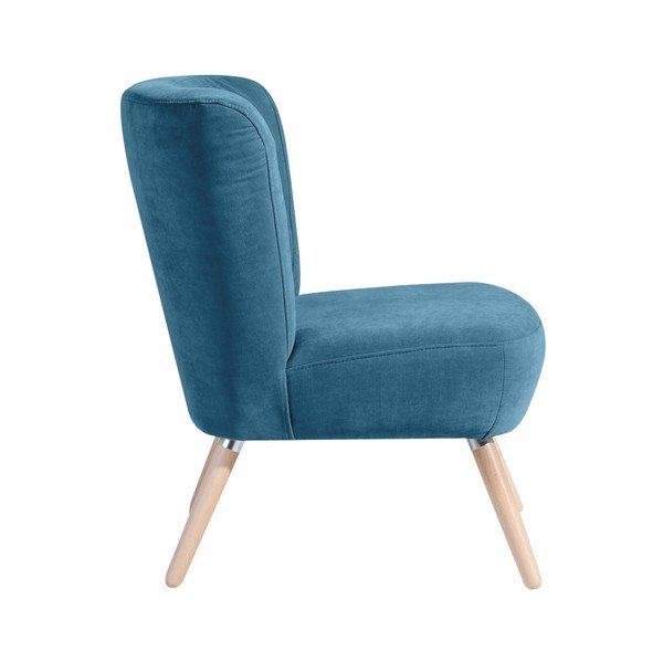 Poltrona blu Neele Velor - Max Winzer-image-1