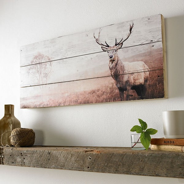 Quadro in legno , 70 x 30 cm Stag - Graham & Brown-image-1