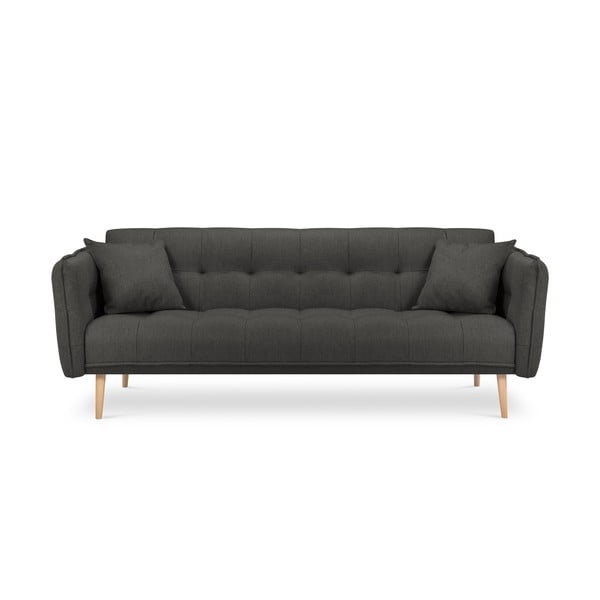 Divano letto grigio scuro Canna - Mazzini Sofas