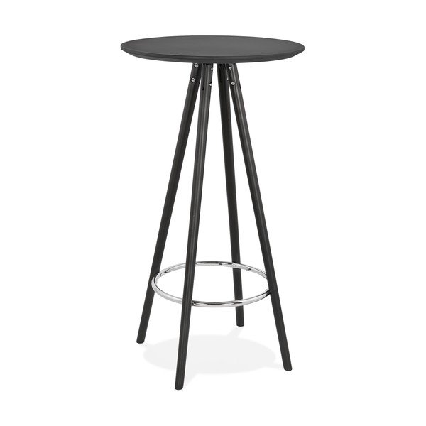 Tavolo da bar nero, altezza 110 cm Deboo - Kokoon