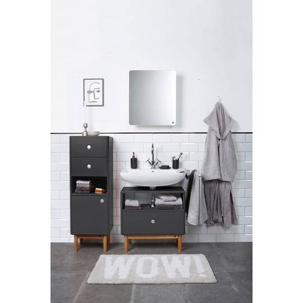 Mobile bagno alto sospeso antracite 40x100 cm Color Bath - Tom Tailor-image-1