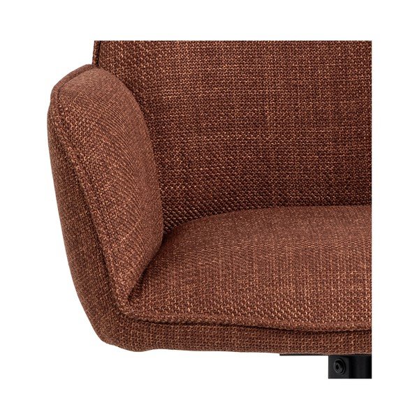 Set di sedie da pranzo color mattone in imbottito con braccioli 2 pz Glenda – Actona-image-4