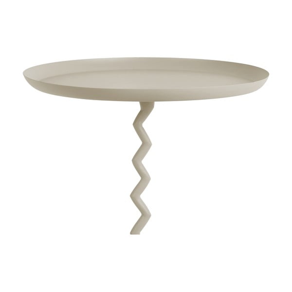 Tavolino rotondo in metallo ø 44 cm Zig Zag – Leitmotiv-image-2