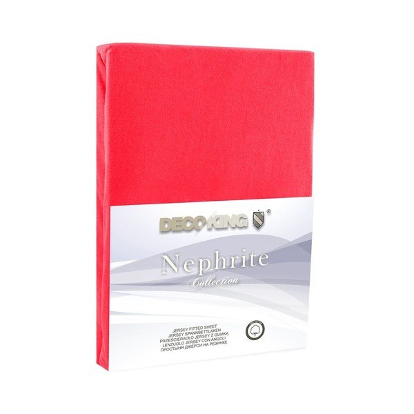 Telo elastico rosso Rosso Nefrite, 100-120 cm - DecoKing-image-1