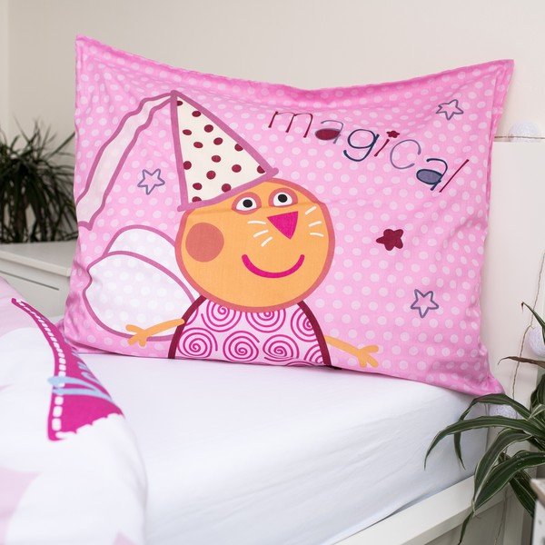 Biancheria da letto in cotone rosa baby , 140 x 200 cm Peppa Pig - Jerry Fabrics-image-4