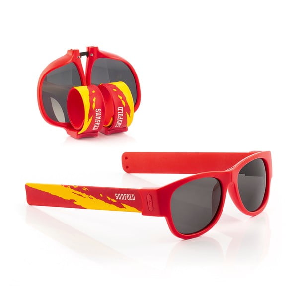 Occhiali da sole rossi Sunfold Mondial Spagna - InnovaGoods
