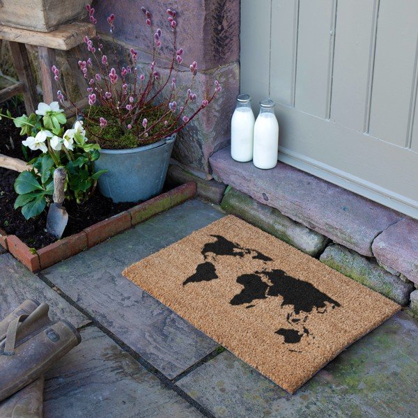 Zerbino in cocco 40x60 cm World Map - Artsy Doormats-image-3