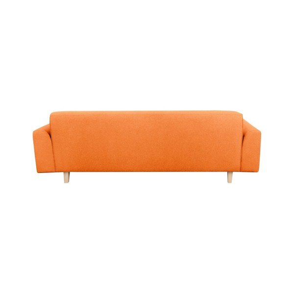 Oranžová trojmístná pohovka Kooko Home Jazz-image-3
