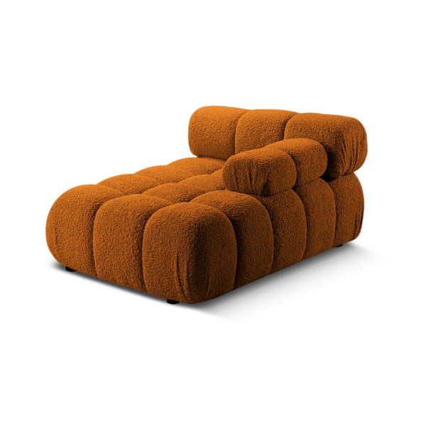 Modulo divano bouclé arancione (angolo destro) Bellis - Micadoni Home-image-4
