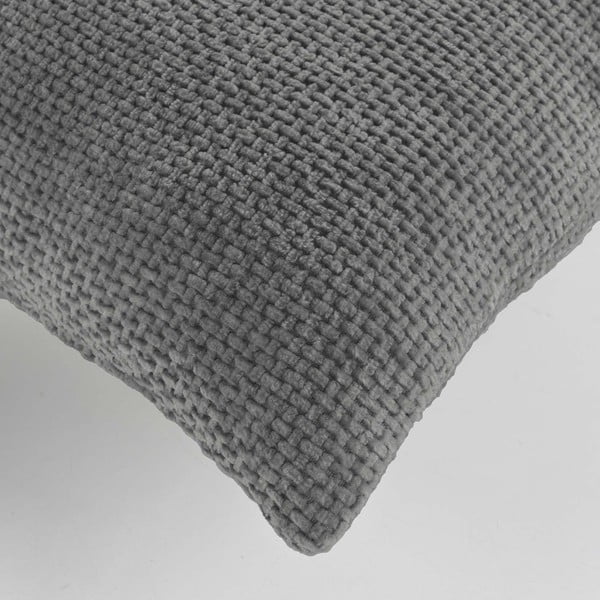 Cuscino decorativo in ciniglia 45x45 cm Leo – douceur d'intérieur-image-1