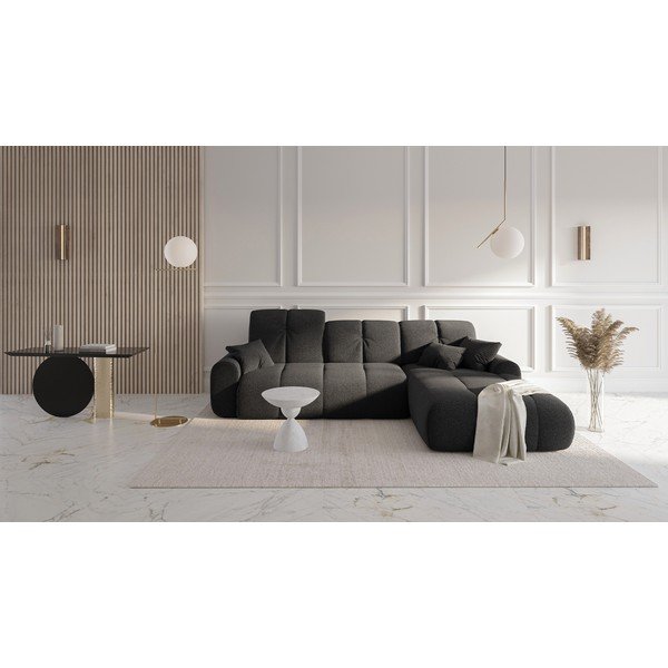 Divano letto grigio scuro Devichy , angolo destro Tous - devichy-image-1
