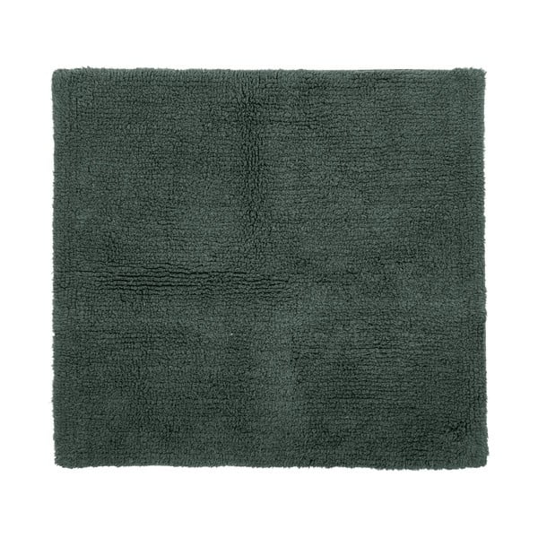 Tappeto da bagno verde scuro 60x60 cm Riva - Tiseco Home Studio