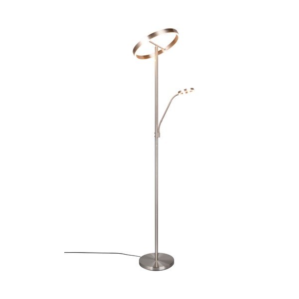 Lampada da terra a LED in argento (altezza 180 cm) Willis - Trio-image-3