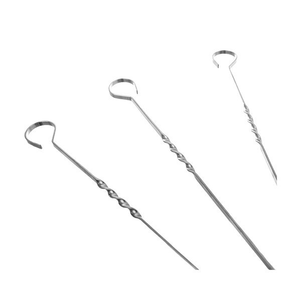 Set di spiedini da barbecue in acciaio inox 10 pz – Orion-image-2