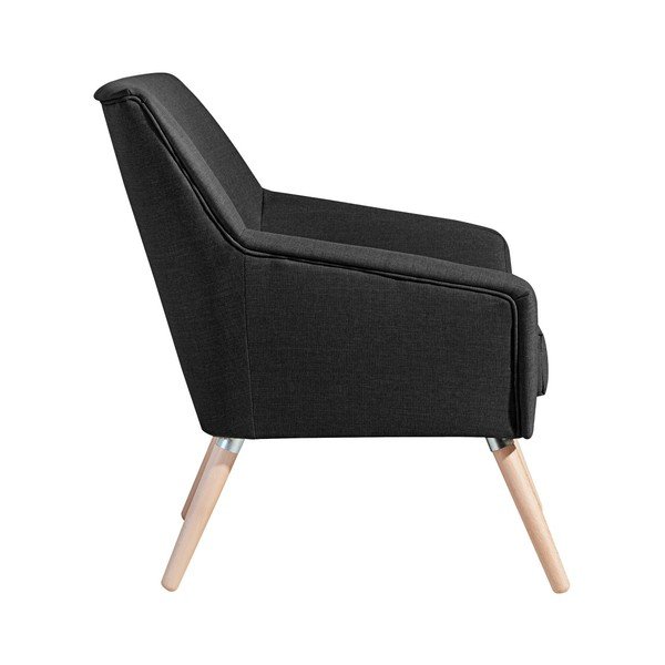 Poltrona nera Linea Alegro - Max Winzer-image-2