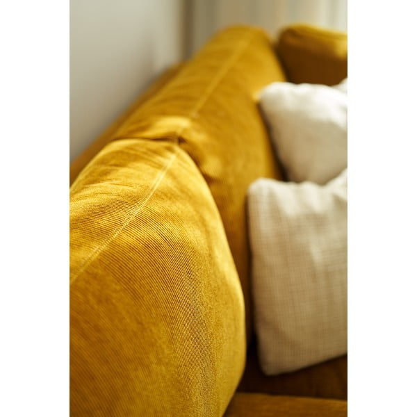 Divano angolare giallo scuro Sigge - Sits-image-3