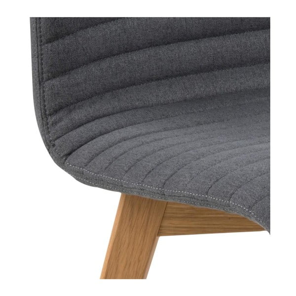 Set di 2 sedie da pranzo grigio antracite Arosa - Actona-image-4