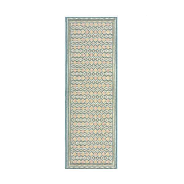 Tappeto da esterno verde chiaro 80x230 cm Coast - Flair Rugs
