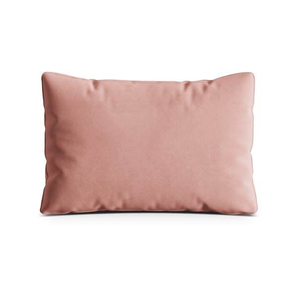 Cuscino per divano rosa con rivestimento in velluto Kemi – Cosmopolitan Design